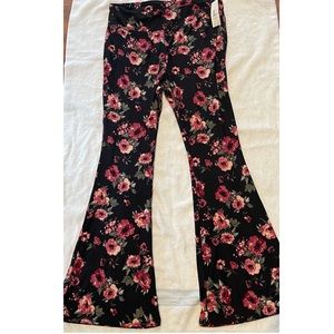 Floral Flare Pants